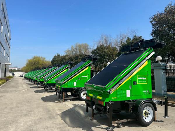 SL60K Solar Lighting Tower Project