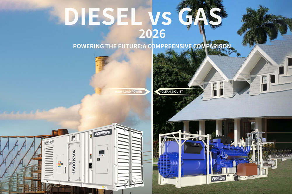 Diesel vs Gas Generators: The Ultimate Guide to Efficiency, Cost, and Performance (2026)